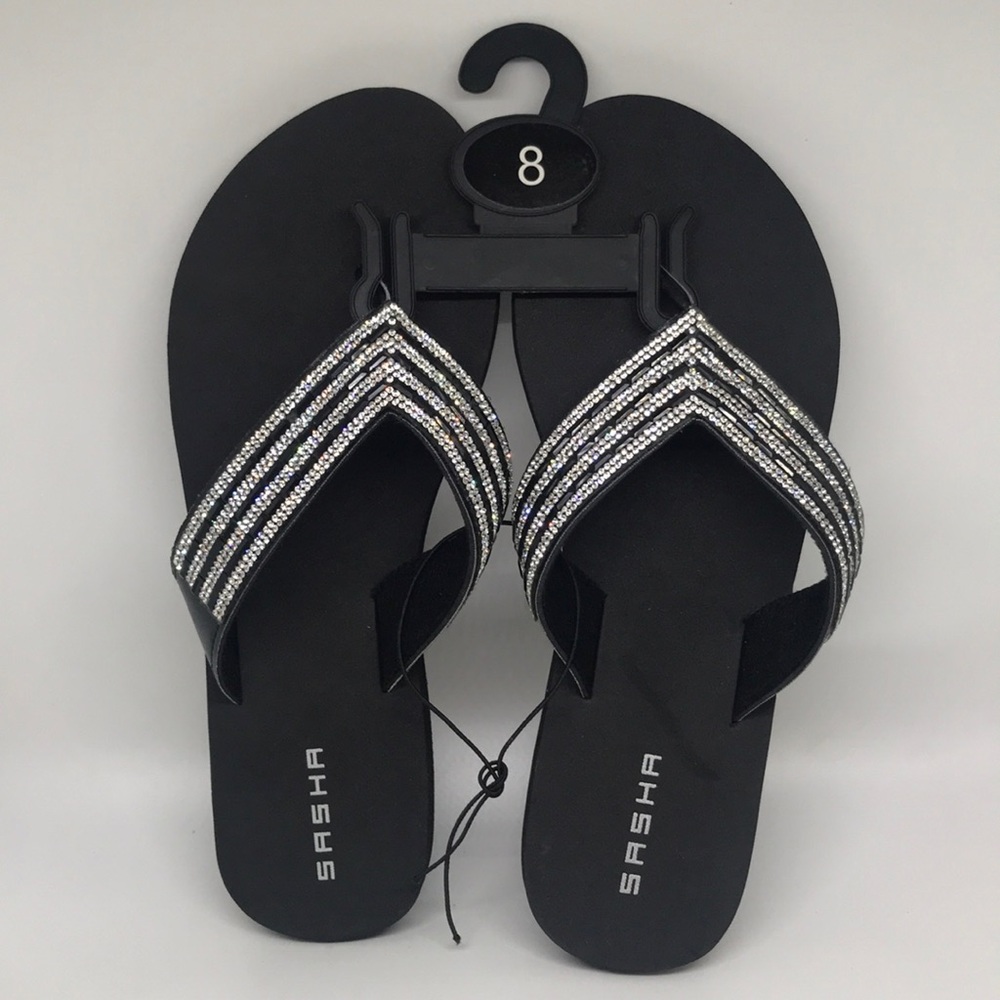 SASHA bling thong sandal